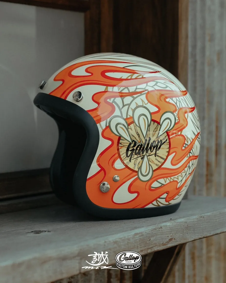 MAKOTO 小林誠 × GALLOP 聯名安全帽 竜