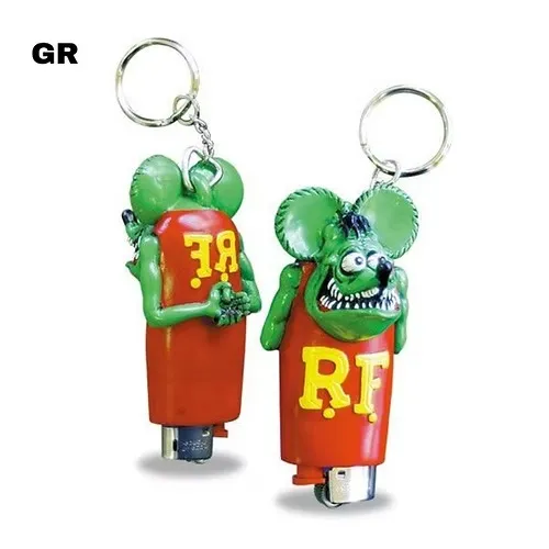 RAT FINK 老鼠芬克 打火機套 鑰匙圈 [RAF253GR]