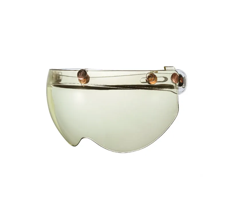 W風鏡(紅銅釦)-淺黃