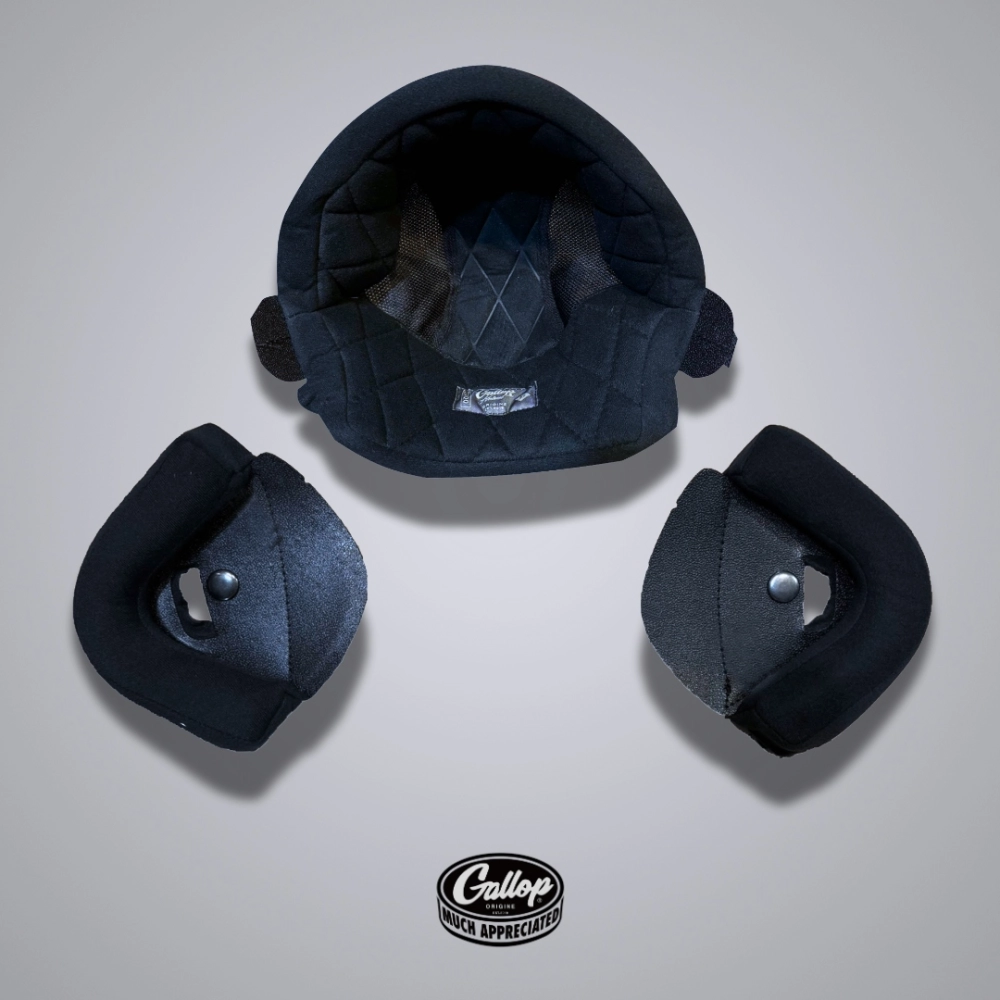 GALLOP 3/4 安全帽內襯 頂襯 耳襯 S-XXL 絨布材質