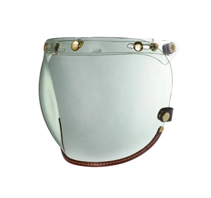 咖啡皮革TOP PP釦式風鏡-綠色