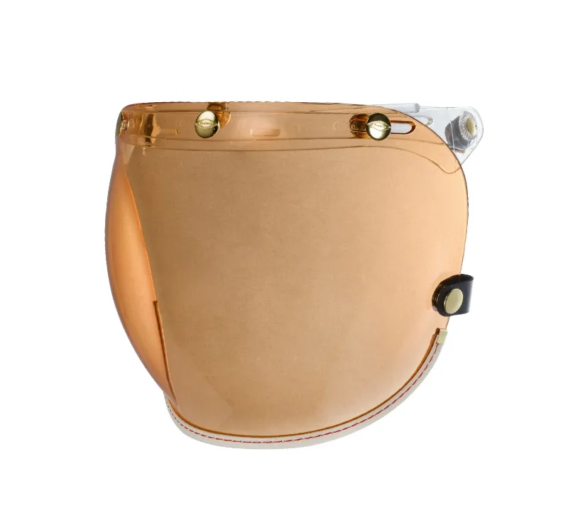 乳白皮革TOP PP釦式風鏡-琥珀