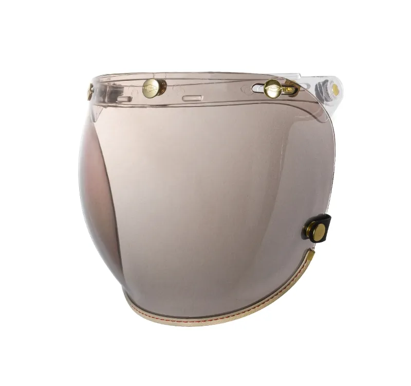 乳白皮革TOP PP釦式風鏡-淺茶輕電鍍