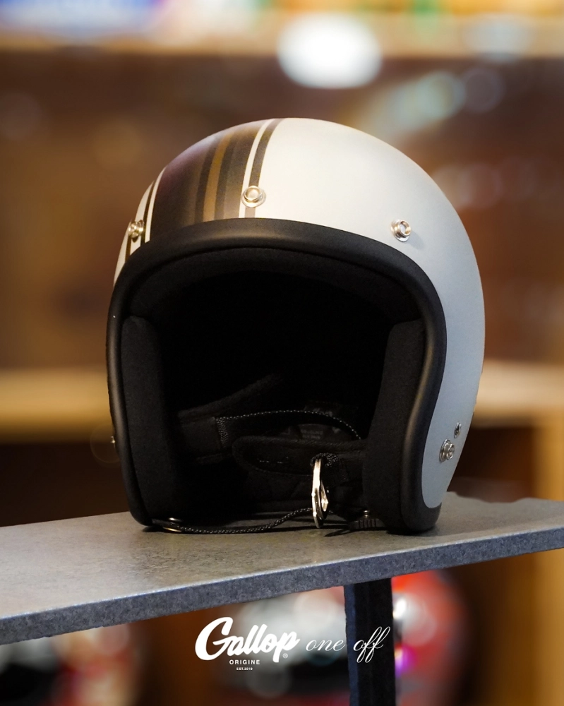 One off系列 老美式彩繪帽設計 3/4半罩安全帽