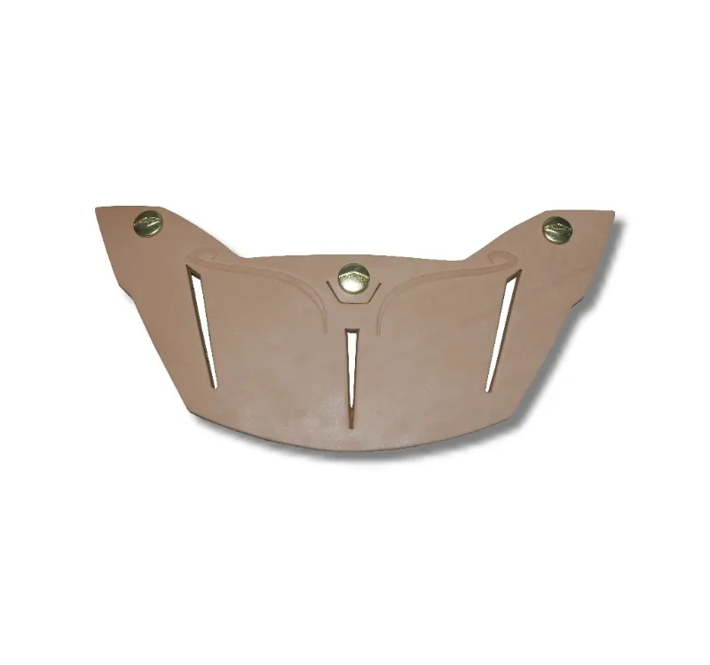 ACE艾斯傑作長版皮革帽舌-原皮色