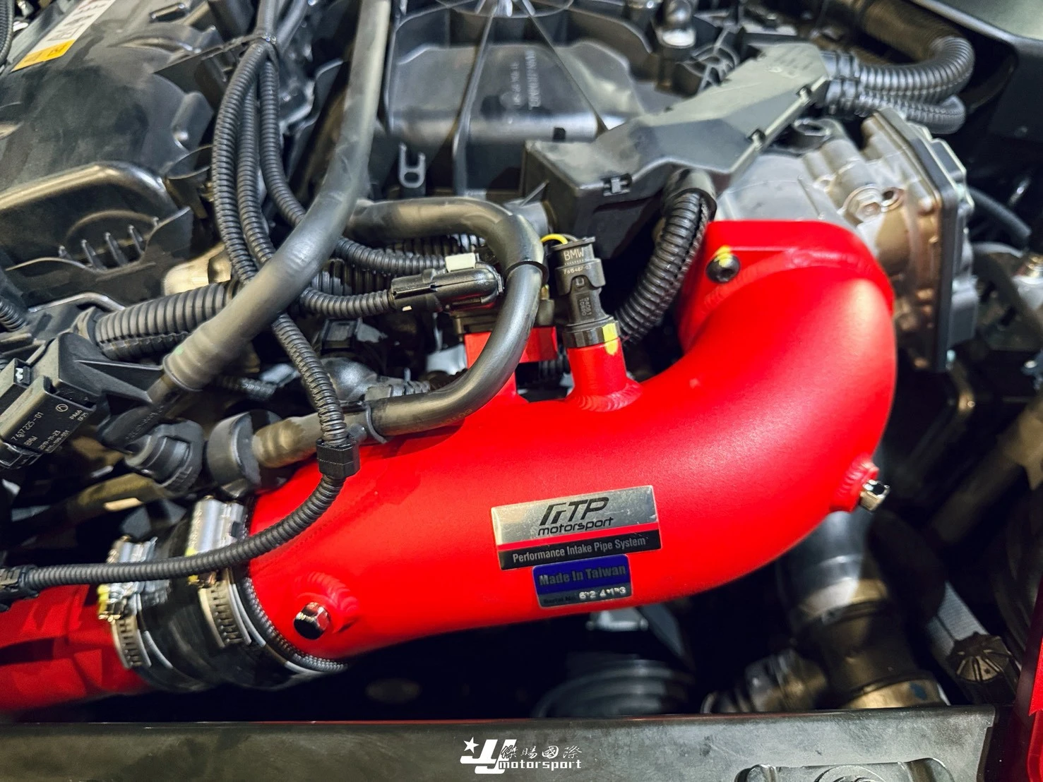 全新 TOYOTA SUPRA A90 GR B58 FTP 渦輪管 強化渦輪管 紅色