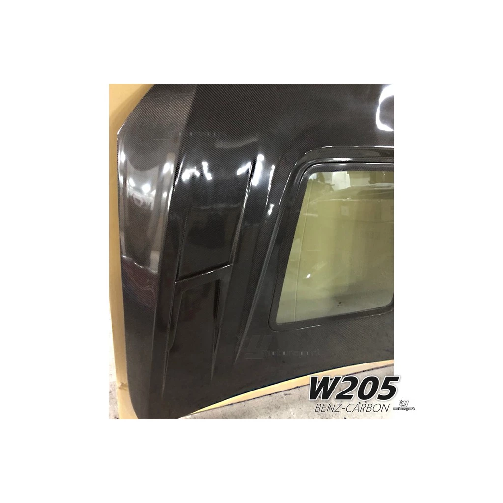 全新 賓士 BENZ C-Class W205 全碳纖維 引擎蓋 透明 簍空版 CARBON 卡夢