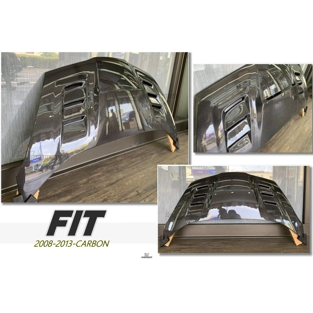 全新 HONDA FIT 2代 FIT2 08-13 卡夢 CARBON 碳纖維 開孔 FIT 引擎蓋