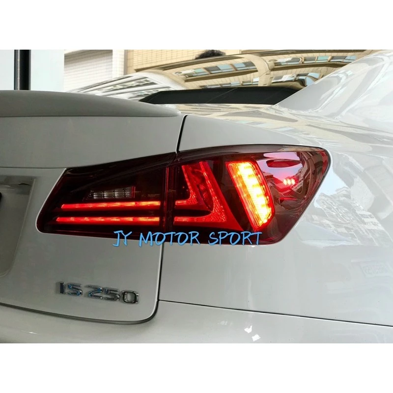 全新 LEXUS IS250 06-11年 紅白 酷炫版 類IS300H 光導式 光柱 全LED 尾燈