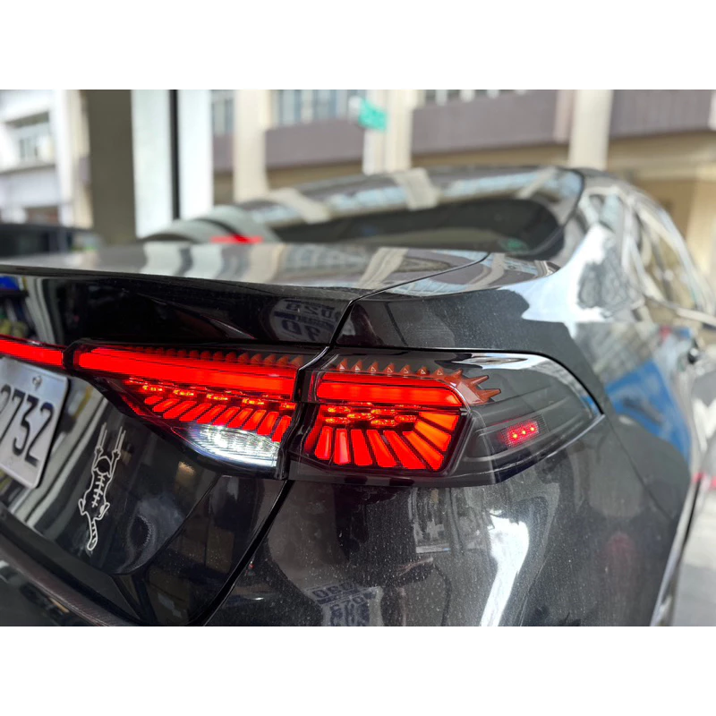 全新 ALTIS 12代 2019 2020 年 全紅 燻黑 LED 動態 跑馬 光柱尾燈 不含貫穿燈