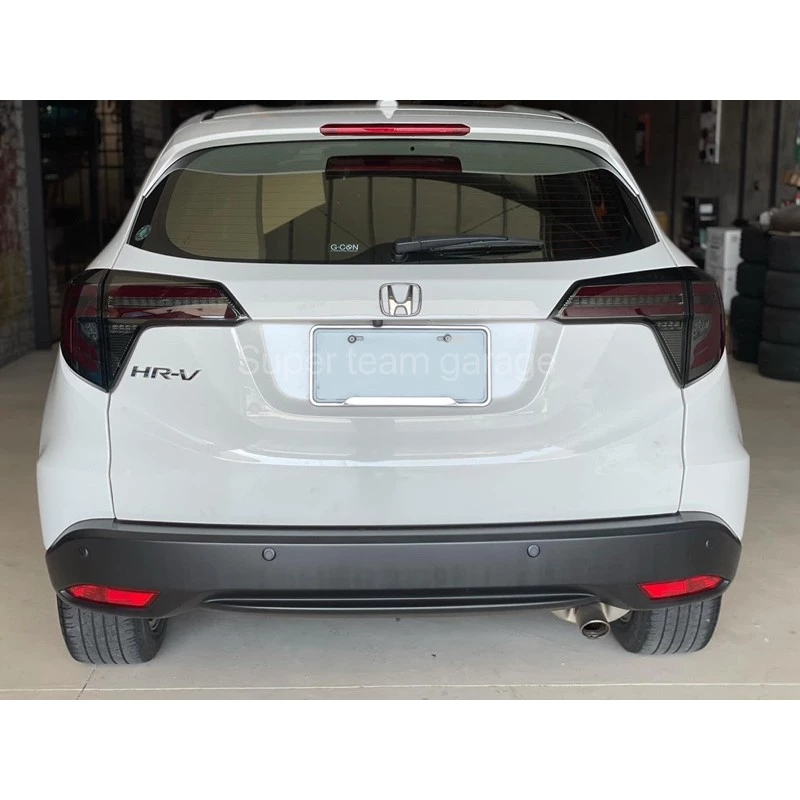 最後一組全新 HONDA HRV 燻黑 紅光條 限定版 LED 跑馬流水方向燈 燻黑殼 尾燈 後燈