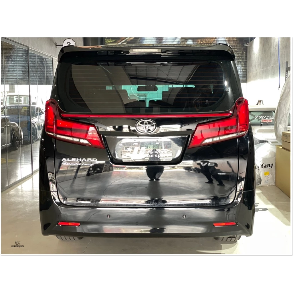 全新 TOYOTA 阿法 ALPHARD 15 16 17 18 年 動態 LED 尾燈 後燈 含飾板 貫穿燈
