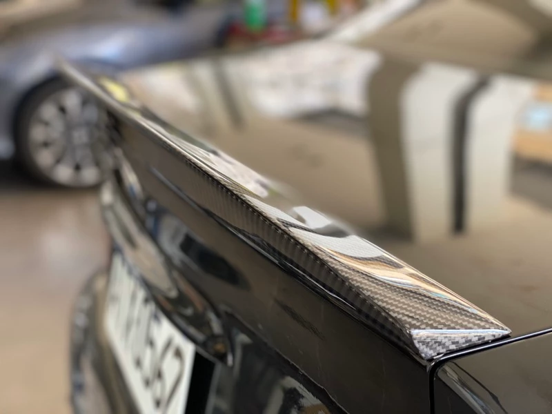 全新 BMW E46 2D 4D P 款 加大款 CARBON 卡夢 碳纖維 尾翼 E46尾翼 鴨尾