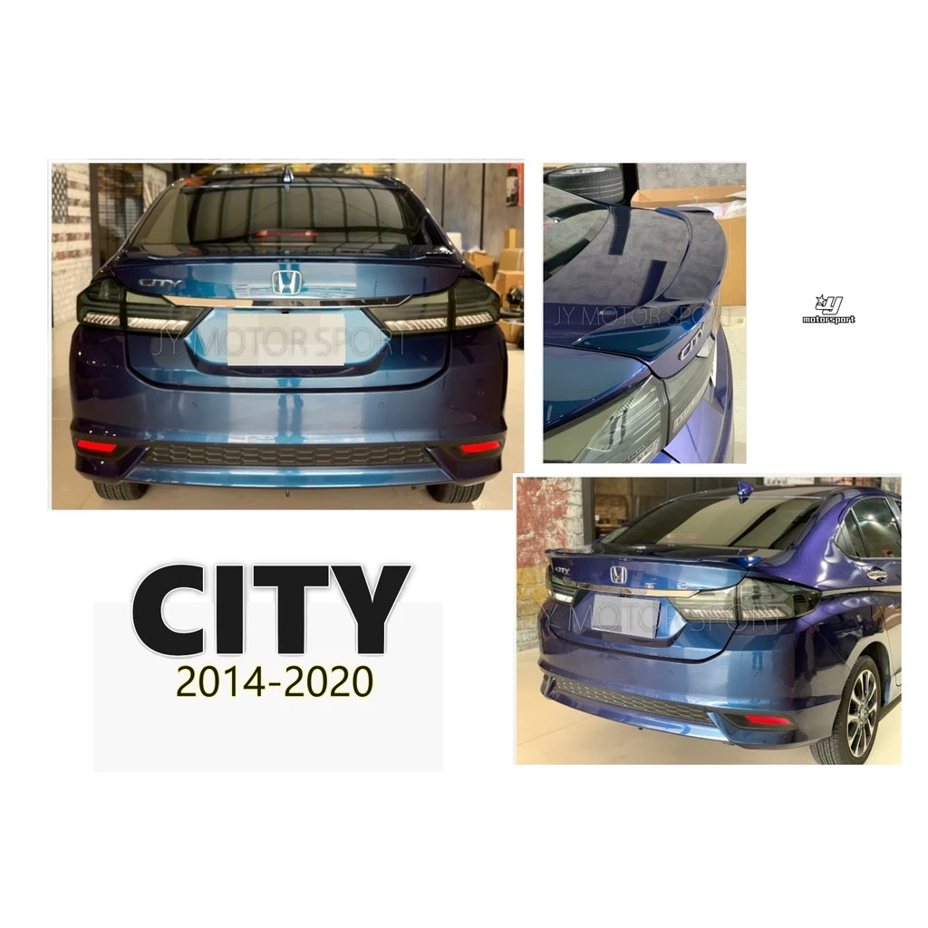 全新 HONDA CITY 14 15 16 17 18 19 20 年 原廠型 閃蝶藍 尾翼 鴨尾 含烤漆