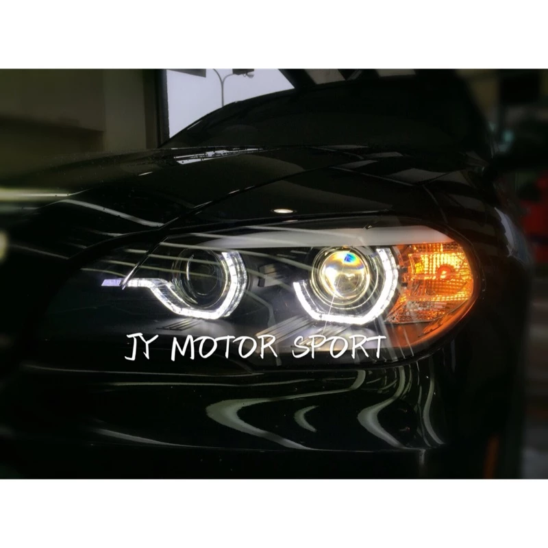 全新 實車 BMW X5 E70 08-10 E70大燈 光圈 雙魚眼 轉向功能遠近魚眼大燈 延用原廠HID