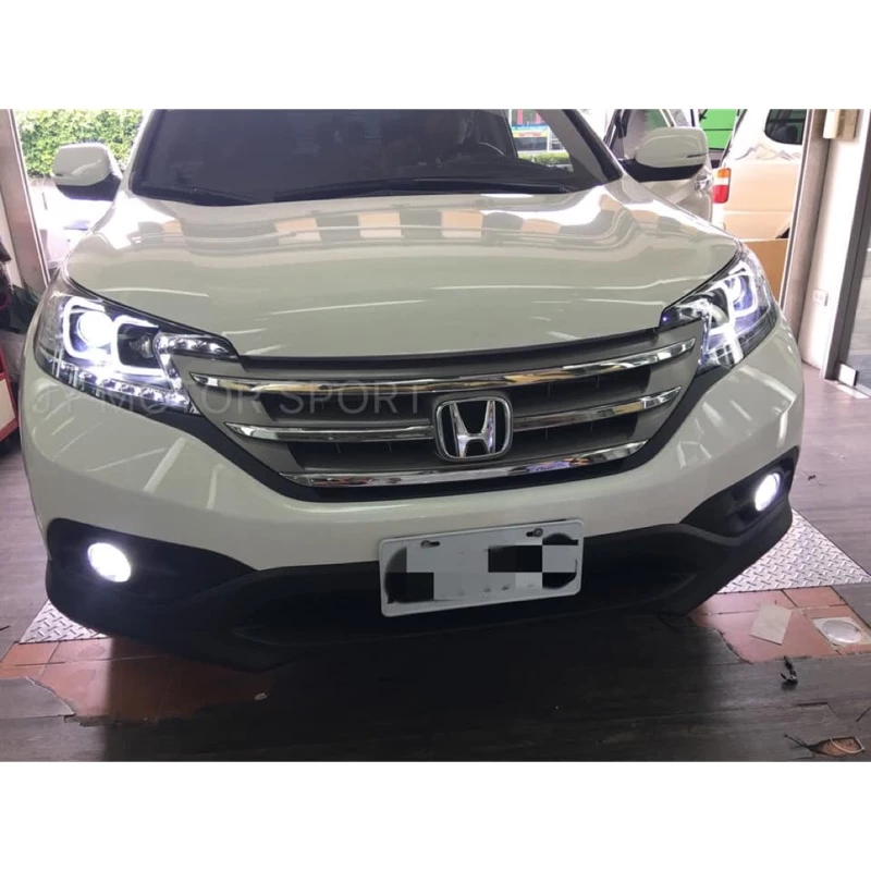 全新 CRV 13 14 15 16 CRV4 黑框 雙C 類R8燈眉 光圈 魚眼大燈