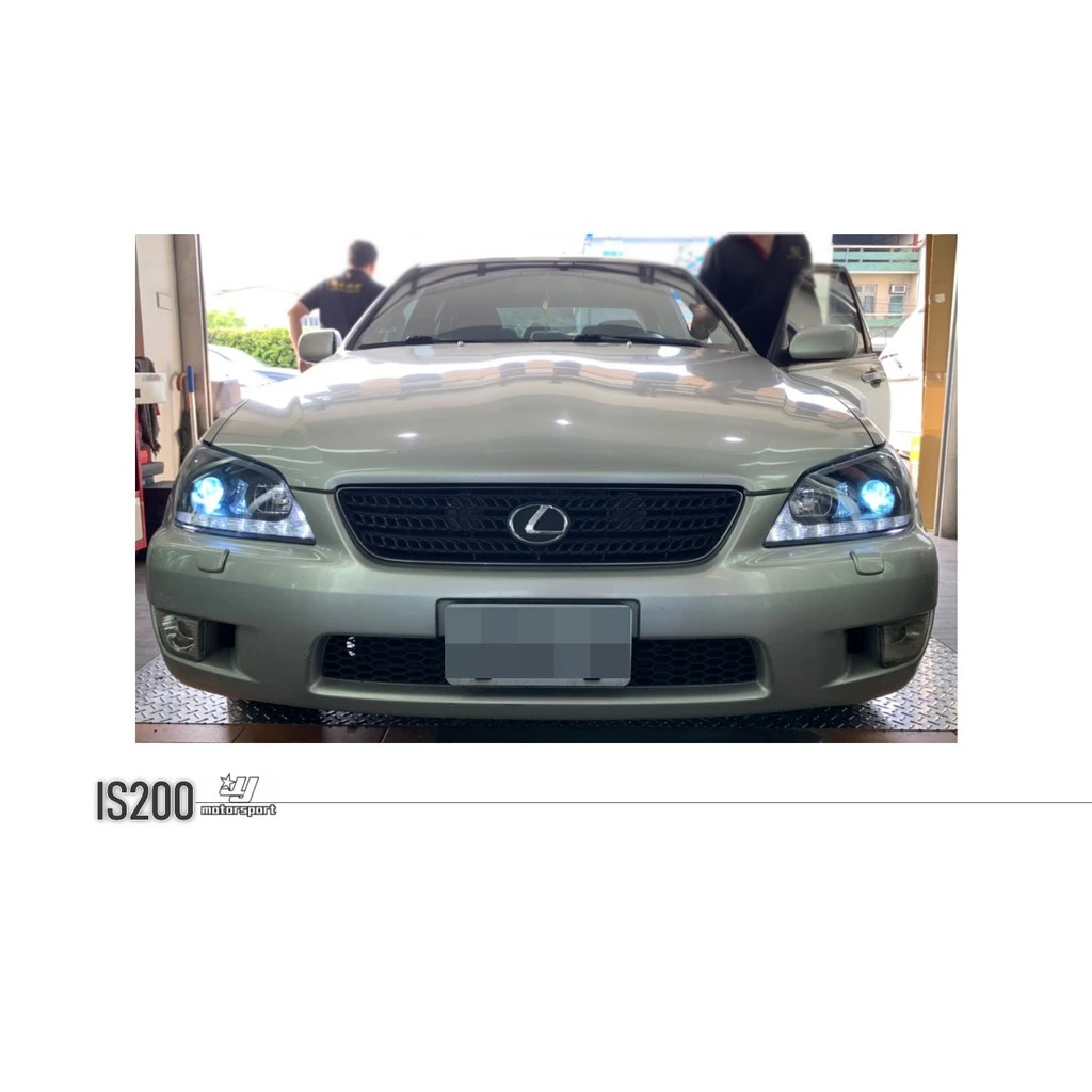 全新 LEXUS IS200 IS300 01 02 03 04 05 黑框 R8 HID版 魚眼 大燈