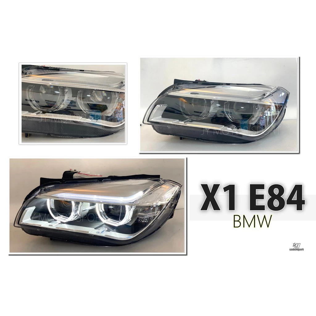全新 BMW X1 E84 2011-2015 低階升級高階 LED 導光 光圈 魚眼 大燈 美規用 含HID燈管