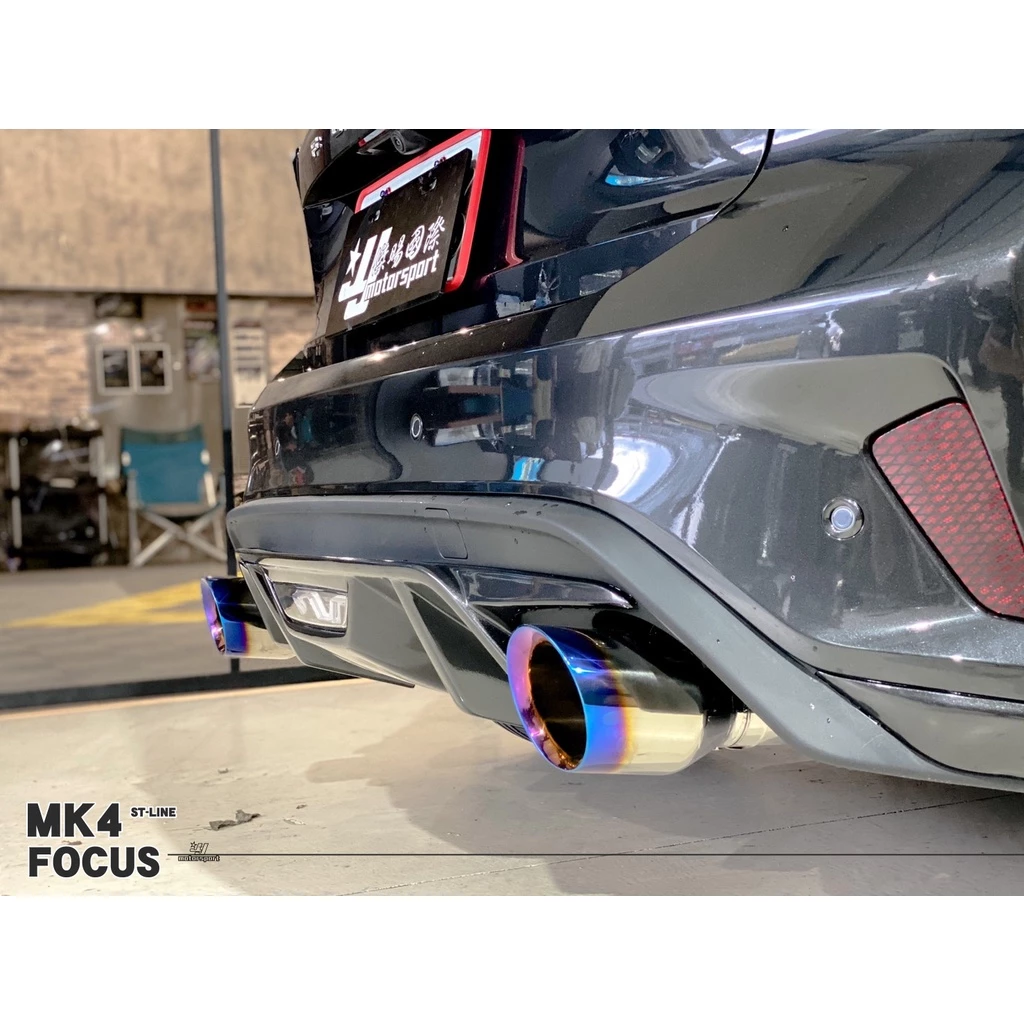 全新 福特 FORD FOCUS MK4 ST-LINE GT款 海鷗 LED燈組 雙邊單出 後包 後下巴