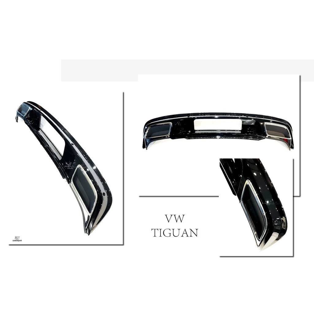 全新 VW 福斯 TIGUAN 18 前 R line 前保桿 前大包 空力套件 含 後下巴 素材