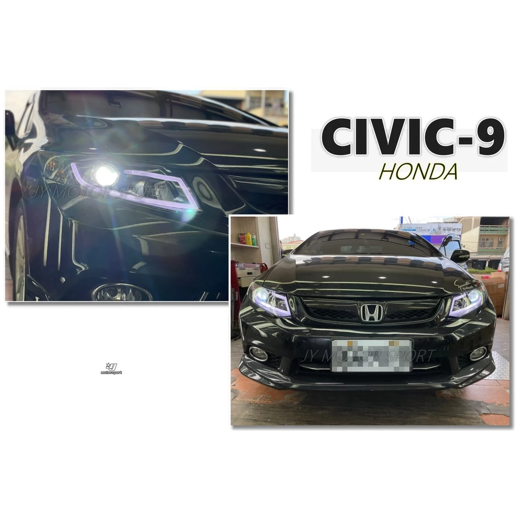 全新 Honda 喜美 九代 CIVIC9 CIVIC 9 9代 k14 R8 燈眉 大燈 車燈