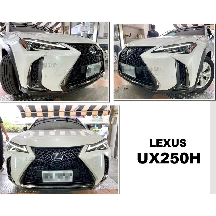 新 LEXUS UX200 UX250h 2020 升級 F-SPORT 前保桿 水箱罩 中網 前大包 素材