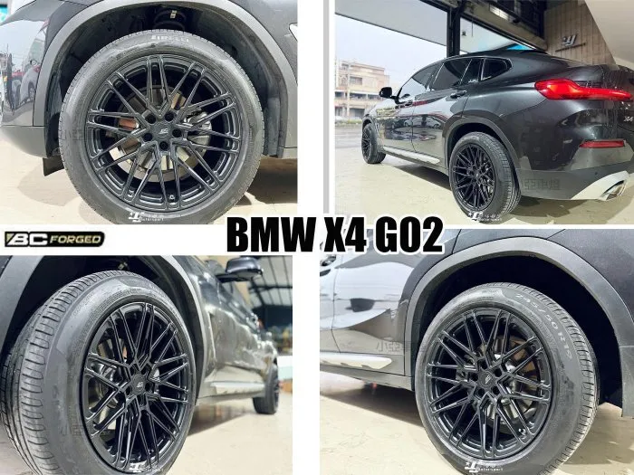 全新 BC FORGED EH186單片式 消光黑 19吋 8.5J 鍛造 鋁圈 BMW X4 G02 G01