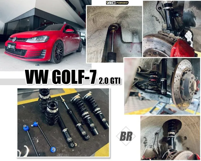 全新 VW GOLF7 GOLF 7代 GTI 2.0 BC BR 避震器 TYPE 30段阻尼高低軟硬可調