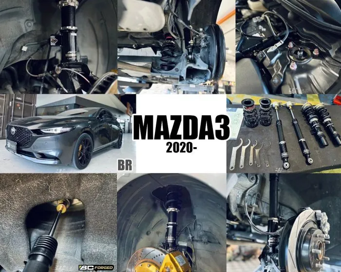 全新 MAZDA3 4代 5D 2020-2024 BC BR 避震器 TYPE 30段阻尼 高低軟硬可調