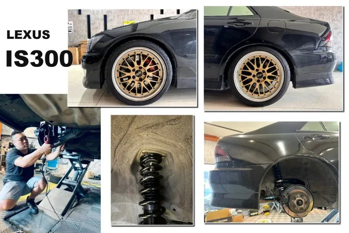 全新 LEXUS IS300 IS200 99-05 BC BR 避震器 30段阻尼 高低軟硬可調 保固18個月