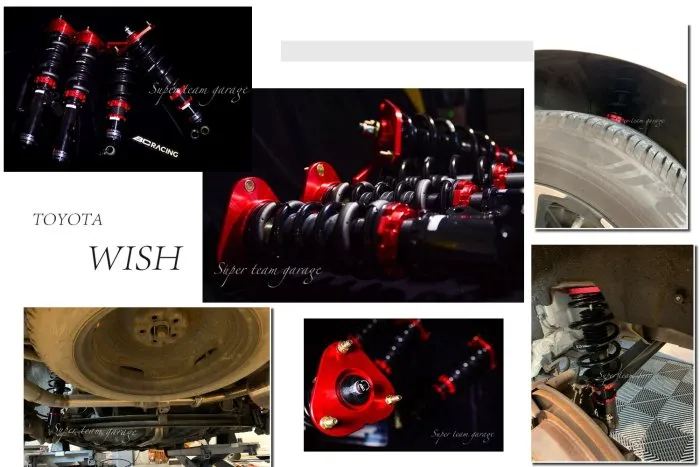 全新 TOYOTA WISH BC 避震器 V1 30段阻尼 高低軟硬可調 保固18個月