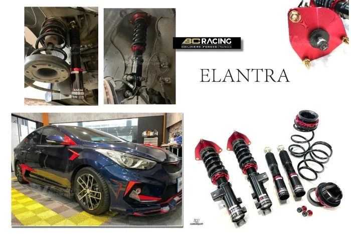 全新 現代 ELANTRA 2012 12 年~ BC 避震器 V1 30段阻尼 高低軟硬可調 保固18個月