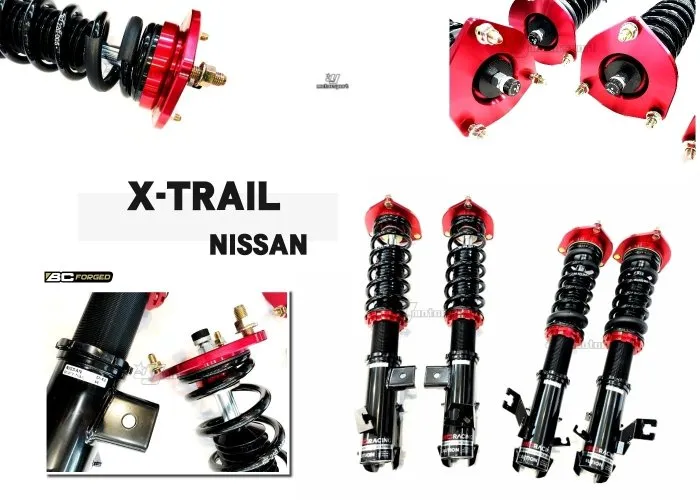 全新 NISSAN X-TRAIL T30 00-07 BC V1 30段阻尼 避震器 高低軟硬可調 保固18個月