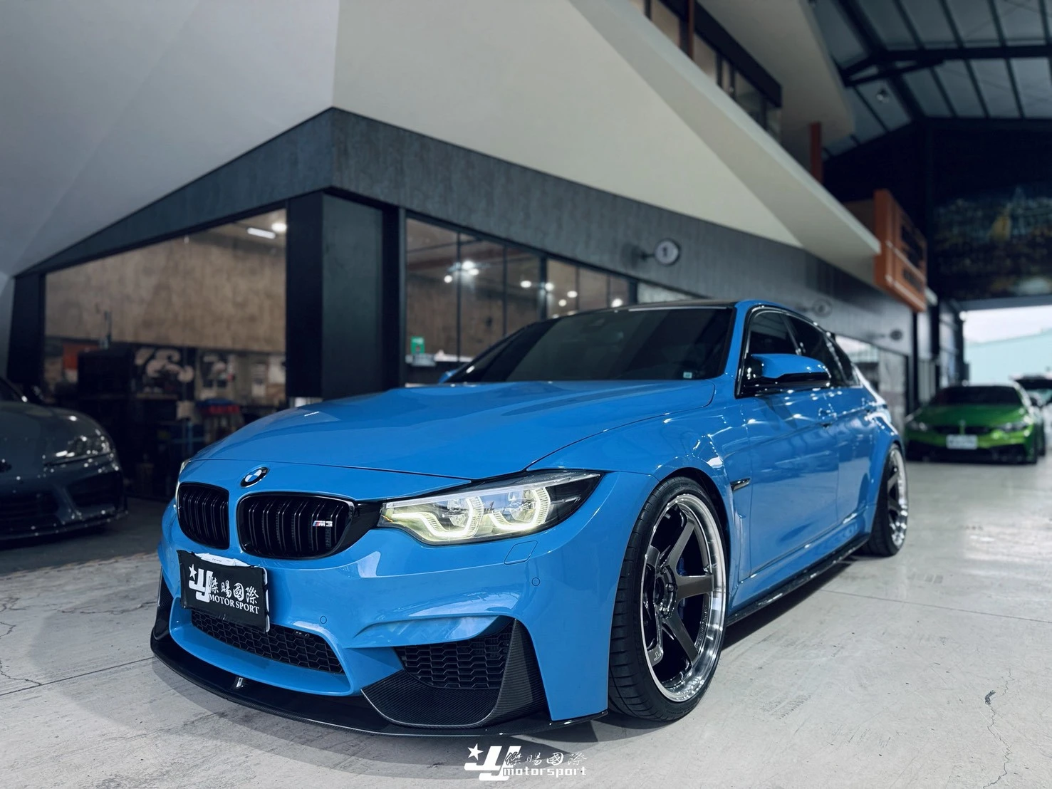 全新 寶馬 BMW F80 M3 M4 升級 升級日本Advan GT 19吋 鍛造 鋁圈 MPB色 輪框