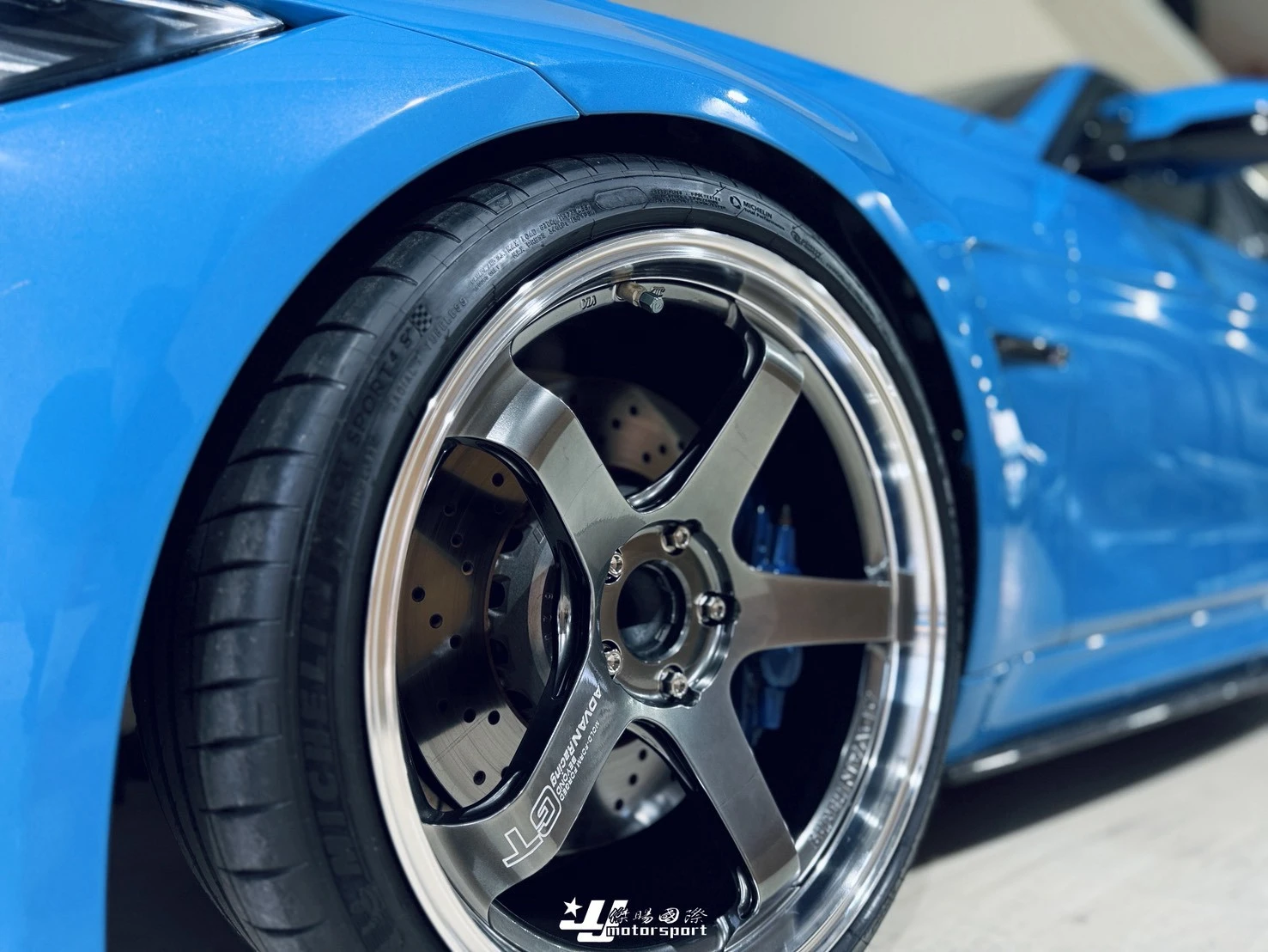 全新 寶馬 BMW F80 M3 M4 升級 升級日本Advan GT 19吋 鍛造 鋁圈 MPB色 輪框