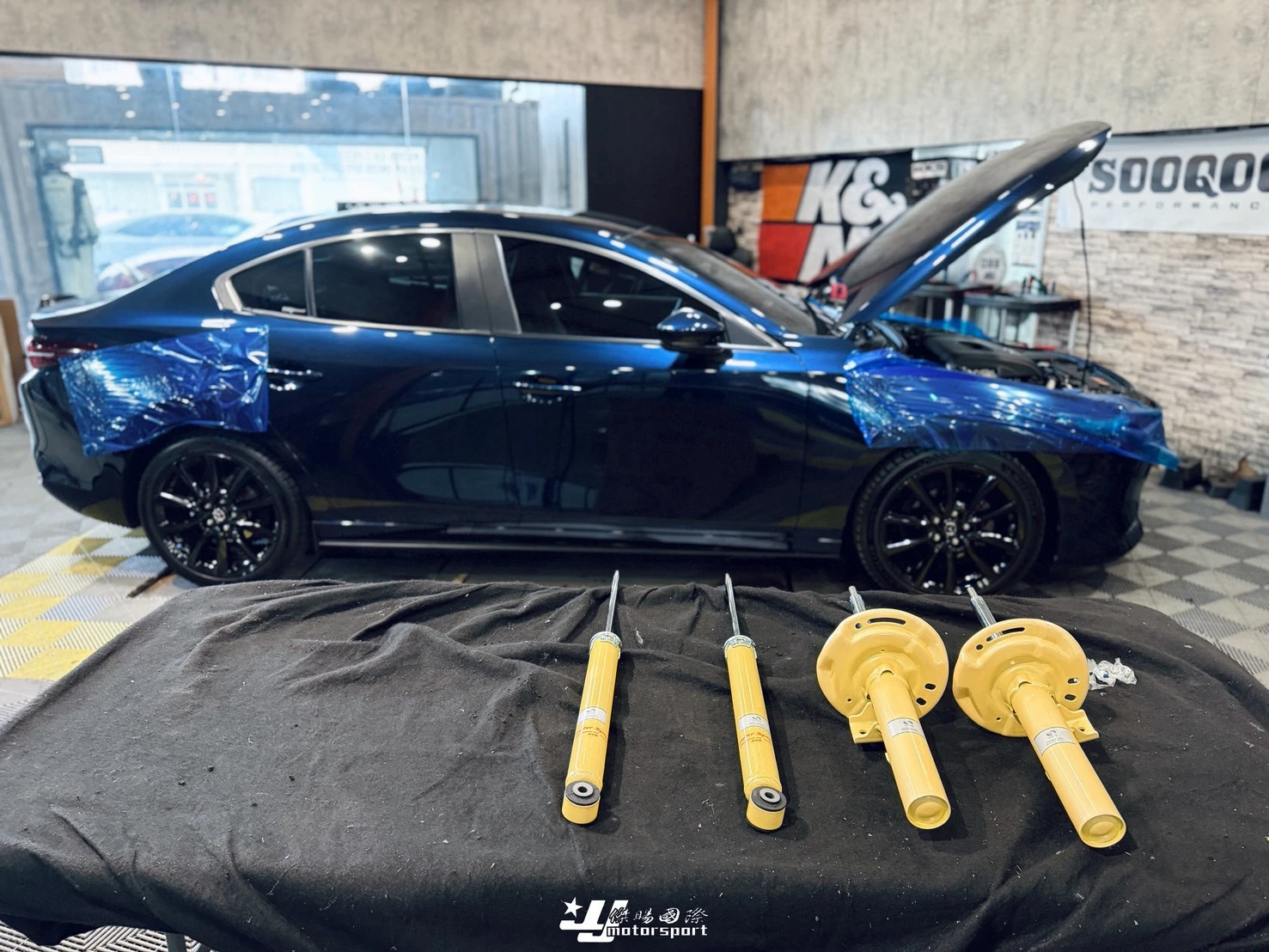全新 馬3 MAZDA3 4代 2019-2026年 日本 KYB 黃筒 避震器 黃桶 桶身