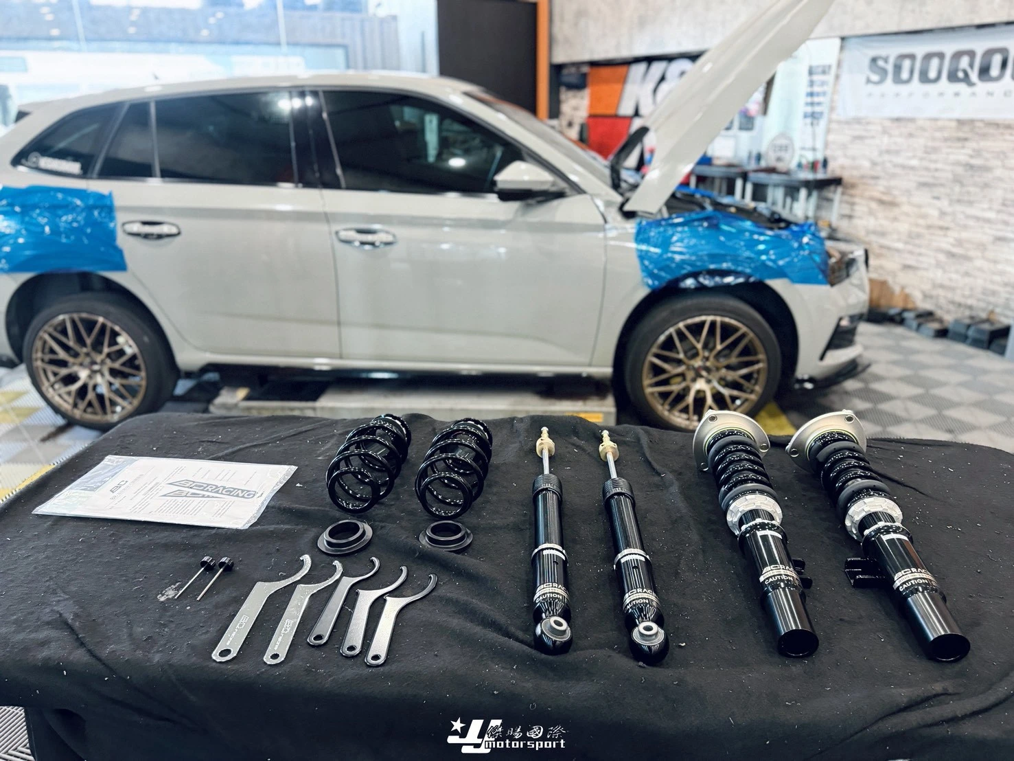 全新 SKODA SCALA BC BR 避震器 30段阻尼 保固18個月 高低軟硬可調