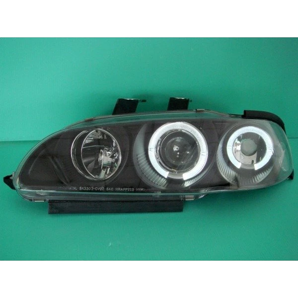 喜美 EG6 K6 喜美五代 1992-1995年 一体式光圈魚眼大燈 黑框 晶鑽 SONAR製
