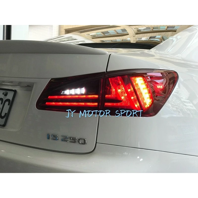 全新 LEXUS IS250 06-11年 紅白 酷炫版 類IS300H 光導式 光柱 全LED 尾燈