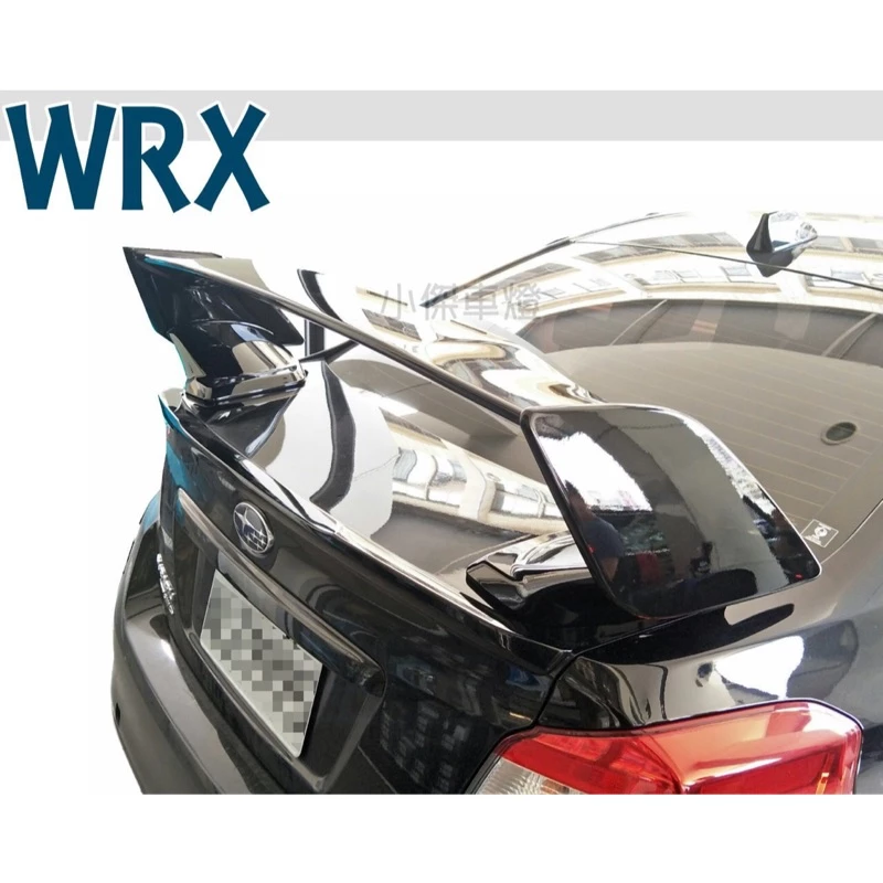 全新 空力套件 SUBARU 速霸陸 IMPREZA WRX STI 尾翼 後擾流 ABS 素材