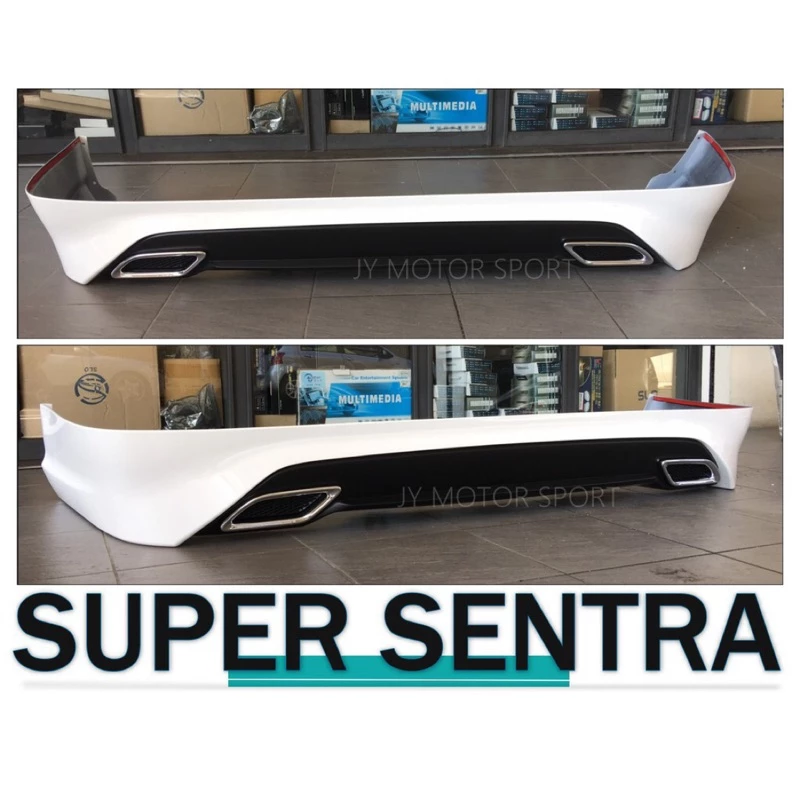 全新 SUPER SENTRA 13 14 15 16 17 年 空力套件 後下巴 前下巴 側裙 含烤漆