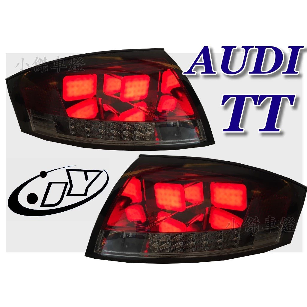 全新 AUDI 奧迪 TT 99 00 01 02 03 04 05 年 紅黑 LED 後燈 尾燈