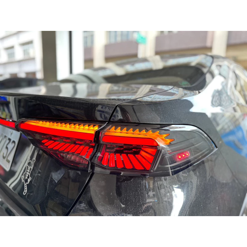 全新 ALTIS 12代 2019 2020 年 全紅 燻黑 LED 動態 跑馬 光柱尾燈 不含貫穿燈
