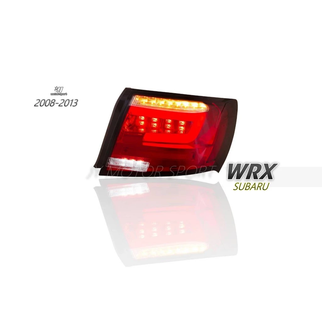 全新 SUBARU WRX STI 4D 四門 08-13 專用 LED 導光尾燈 跑馬方向燈 SONAR