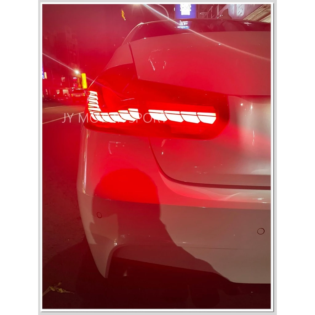 全新 BMW F30 12 13 14 15 年 紅殼 類M4 OLED 龍麟 光柱 動態 尾燈 後燈