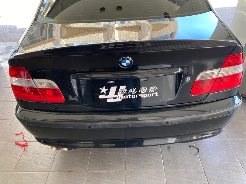 全新 BMW E46 2D 4D P 款 加大款 CARBON 卡夢 碳纖維 尾翼 E46尾翼 鴨尾
