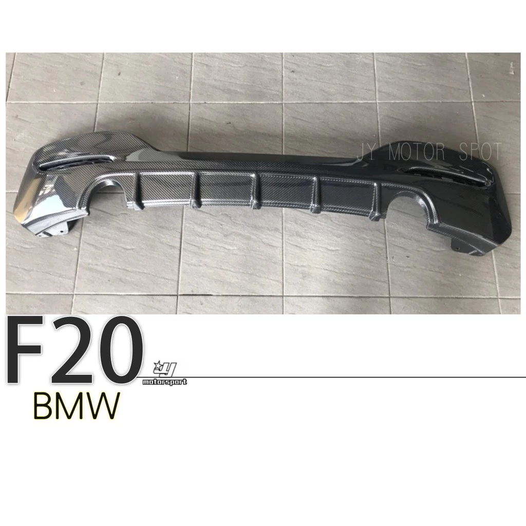 新 BMW F20 LCI 小改款 17 18 19 MTECH 雙邊單出 碳纖維 CARBON卡夢 後下巴