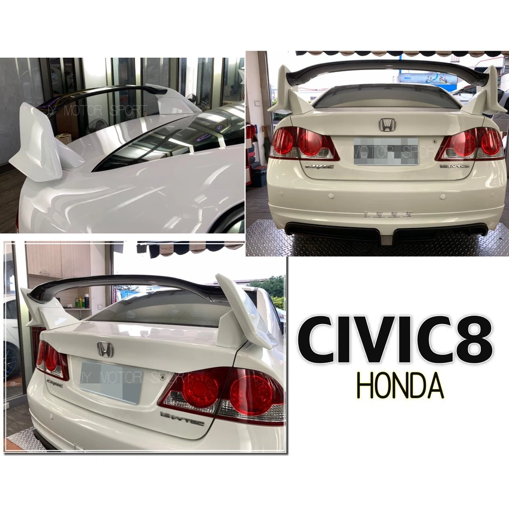 全新 HONDA 喜美八代 CIVIC 8 K12 改 十代 TYPE-R 尾翼 ABS 素材