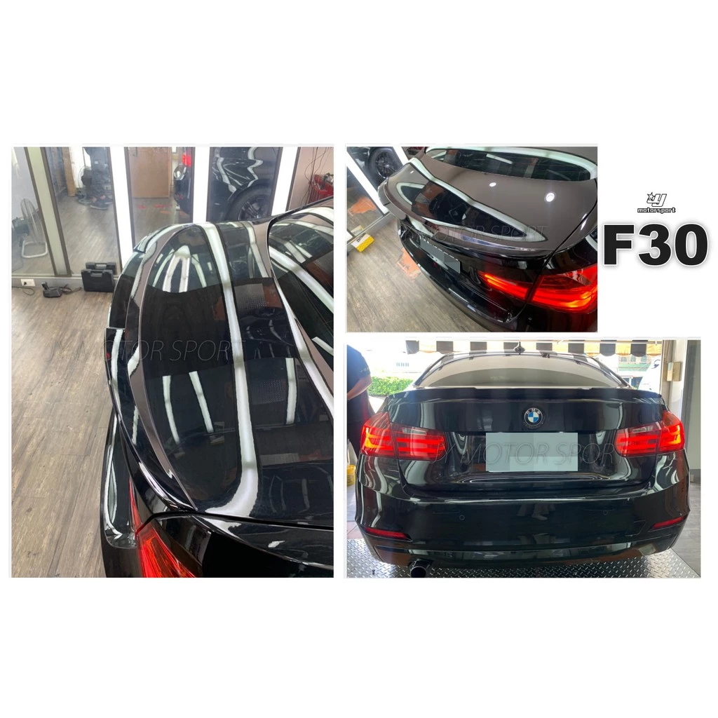 全新 BMW F30 F80 M4 樣式 ABS 押尾 尾翼 330i 318 328 素材