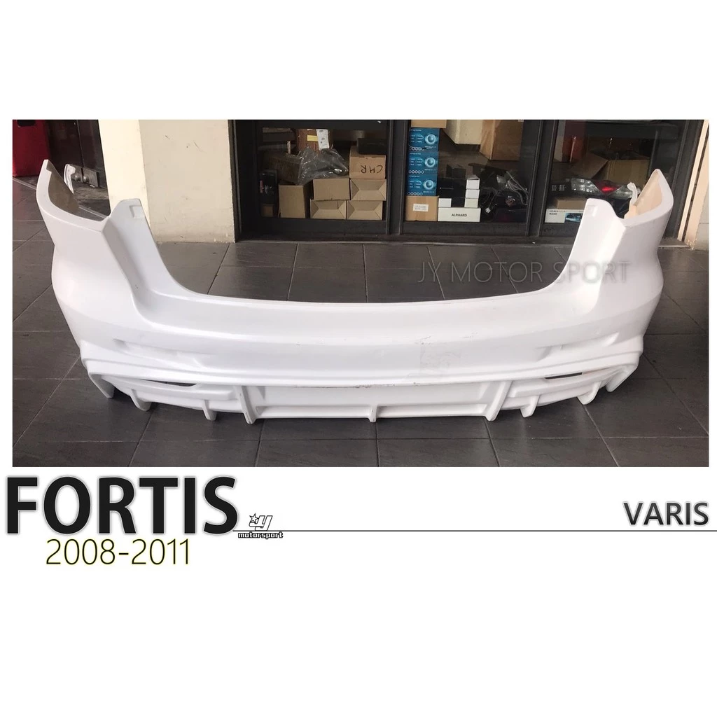 全新 三菱 LANCER FORTIS 08 09 10 11 12 年 VARIS 版 後保桿 素材件